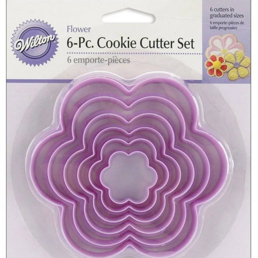 Wilton Nesting Flower Heart Cookie Cutter Sets